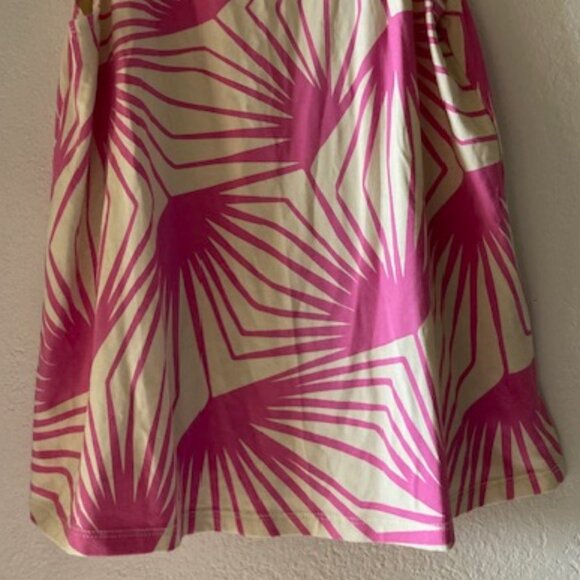 EUC FIGHTING EEL AVA SKY HONOLULU PINK PALMS WHITE TANK HAWAII GLAM LOVELY XS - Picture 14 of 15